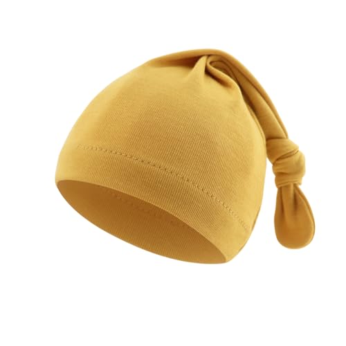 Baby Newborn Hats Set Top-Knot Beanie Soft Stretchable Cap