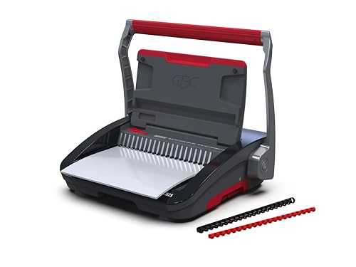gbc binding machine cb25 combbind punch and bind machine punches 25 sheets binds 500 sheets wsm200026