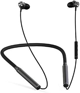 Wireless Bluetooth Headphones,TANGMAI N6 Wireless Bluetooth Headphones with Mic,Sports Neckband Bluetooth Earphones for Gym,Clear Calls,Comfort Fit,24Hs Playtime,Black