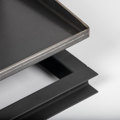 TITAN GREAT OUTDOORS Ash & Ember Adjustable Campfire Asado Grate and Griddle, Open Flame Adjustable Wood Cooking Surface