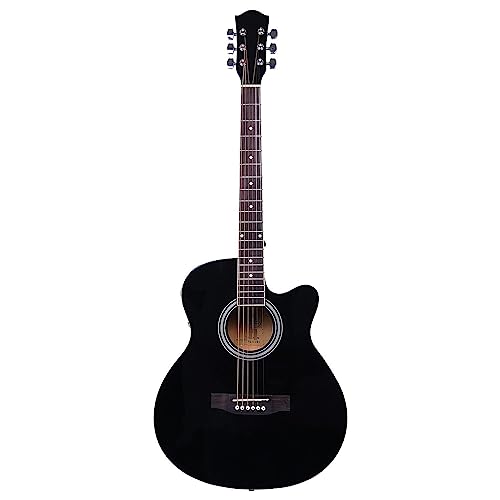 BLUEBERRY B-40EQ-GL, Electro Acoustic Electric Guitar Kit with in...