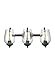 Sea Gull Lighting 4427803-839 Morill Three Light Wall / Bath Vanity Style Lights, Blacksmith Finish
