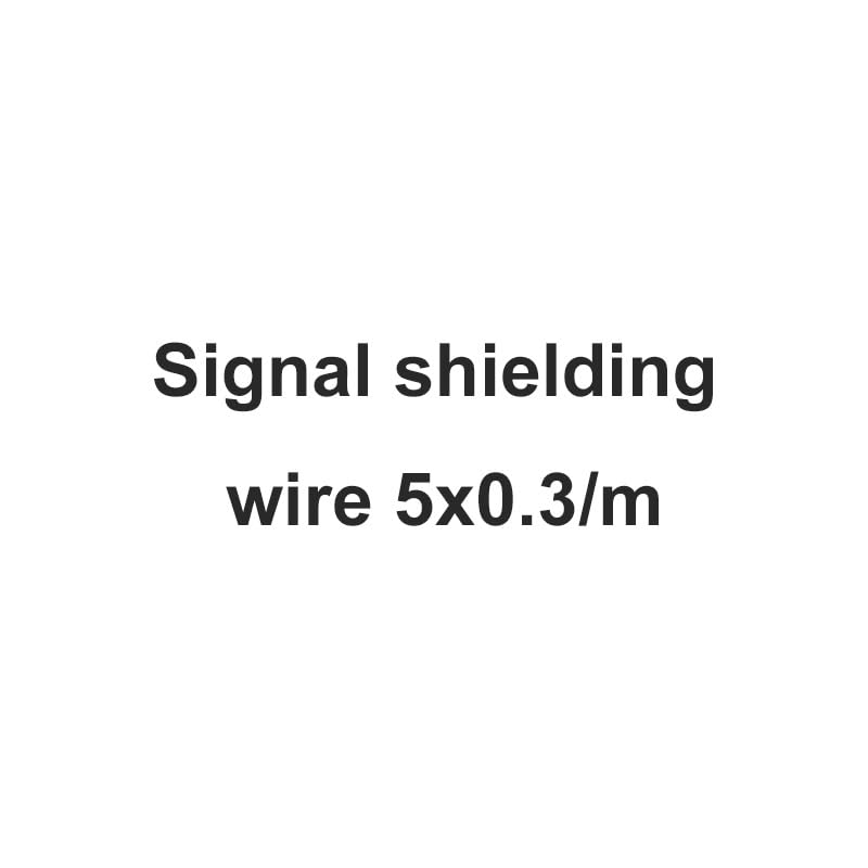 ELLANA Cable Flexible Engraving Machine Shielded Wire, Spindle Motor Cable, Stepper Motor Cable, CNC Router Accessories Cable Extension Connector(Color:Signal line 5x0.3), 1m