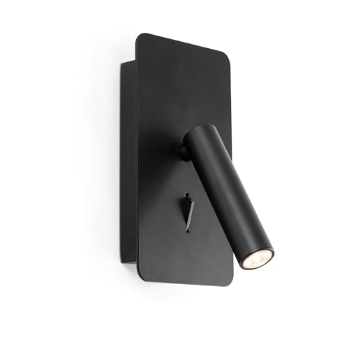 Faro Barcelona 62116N SUAU aplique de pared con lector LED orientable y carga rápida USB C