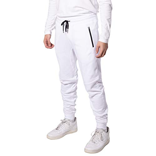 BROOKLYN ATHLETICS mens Cargo Pocket Twill Jogger Sweatpants