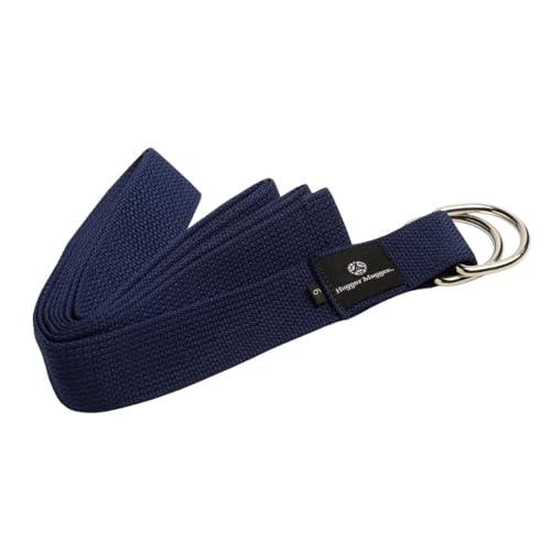 Image of Hugger Mugger D-Ring Cotton Yoga Strap - Super Strong Cotton, Metal D-Ring Buckle, Multiple Lengths Available