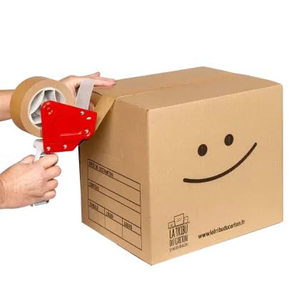 LA TRIBU DU CARTON Carton pour 24 verres, Brun