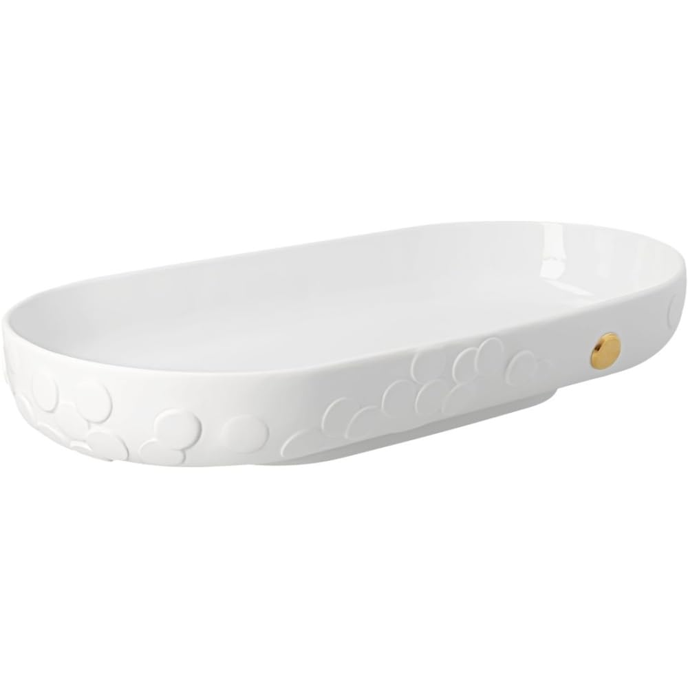 Räder Schale Goldener Punkt | Große Porzellanschale Obstschale 45x23cm
