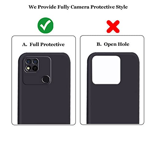 Image of A rtistque Back Cover Case for Redmi 10A / 10A Sport /Redmi 9 / Redmi 9 Active /Poco C31 with Camera Protection | Shockproof TPU | Stylish Protective Design | Slim Fit | Ultra Matte - Black