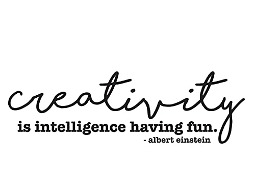Vinilo Decorativo de Pared con Frase de Albert Einstein miniatura 4