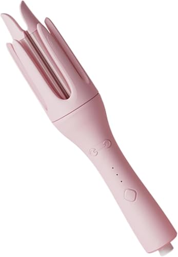 Rizador de pelo automático con rizador, rizador giratorio automático | Rizador de pelo automático con iones negativos giratorio 32 mm,Rizador automático