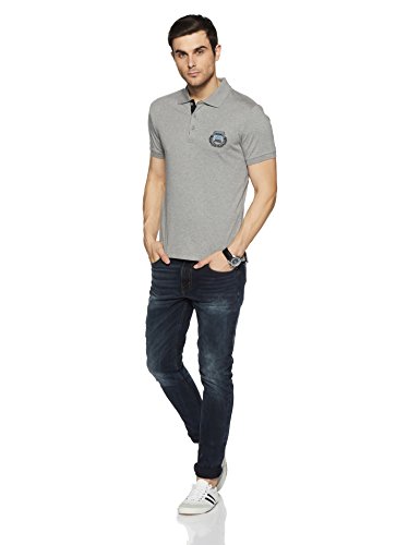 Image of Jockey Men Cotton Blend Solid Regular Fit Sport Polo T-Shirt
