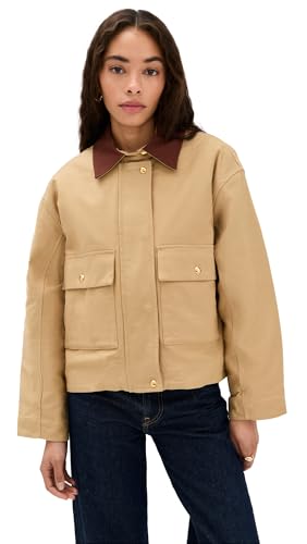 rag & bone Women's Nonie Cotton Barn Jacket