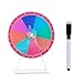 stebcece Tabletop Prize Turn Plate Erasable Reusable Fortunes Wheel Lucky Draws Rotating Wheel Lottery Machine Prize