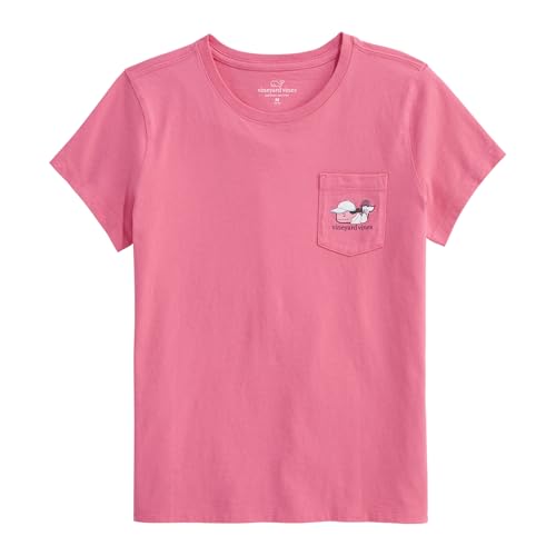 vineyard vines Girls' Tennis Court Whale Short-Sleeve Pocket Tee2