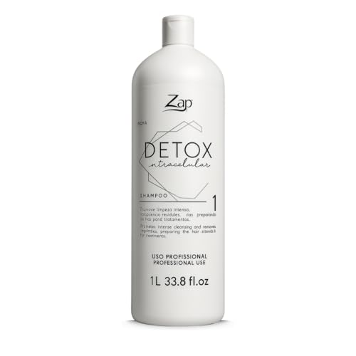 Detox Shampoo Removedor de Resíduos Zap 1L Limpeza Profunda Profissional