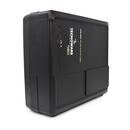 Tecnoware Ups Era Plus Active 1200, Gruppo Di Continuità 1200Va, Protezione Da Blackout Per Pc Con Pfc Attivo, Mac, Console Gaming, Avr, Usb, Software