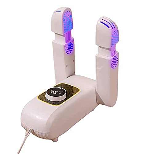 YHQKJ Sèche-Chaussures, Désodorisant De Stérilisation À La Lumière Violette, Dispositif De Chauffe-Chaussures Pliable Rétractable, Machine De Séchage De Chaussures for Chaussures, Gants, Bottes Cover