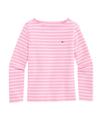 vineyard vines Girls' Everyday Jersey Boatneck Tee
