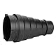 EBTOOLS Bowens Snoot-Snoot Honeycomb Grid Lichtstrahlrohr Bowens Mount Filter Für Studio Strobe Flash Und 4 Stück Farbgel Für Beleuchtungsrichtung Und Streulichtvorbeugungfilter, Aluminiumlegierung