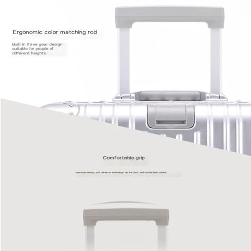 PANKERS Suitcase All-aluminum Magnesium Alloy Trolley Case Metal Suitcase Universal Wheel Boarding Case 24-inch Suitcase Suitcases2