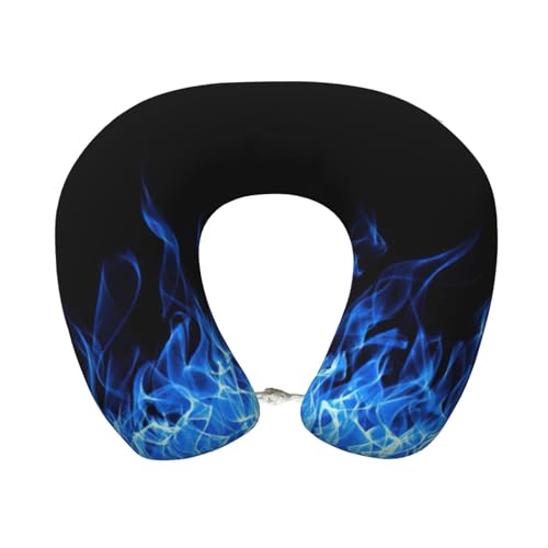Almohada de poliéster tamaño único para cuello negro miniatura 1