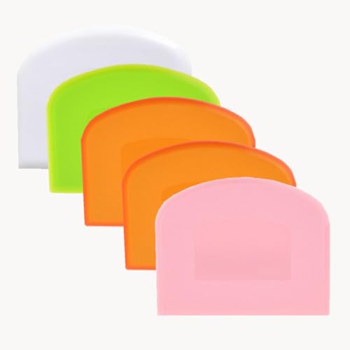 Truloven Bench Scraper, Dough Scraper, Bowl Scraper, Food Scraper Tool, Cake Scraper and Pastry Scraper, Baking Supplies Kitchen Gadgets