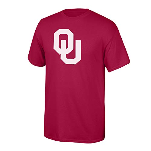 Elite Fan Shop NCAA Men's Oklahoma Sooners T Shirt Team Color Icon Oklahoma