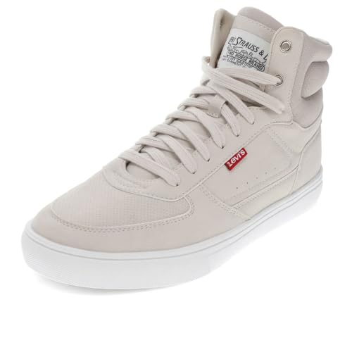 Levi's Men's Casual Sneaker, Stone/Grey, 13