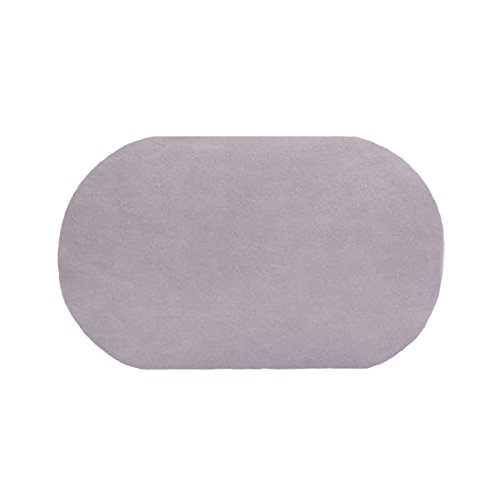 Beaulegan Repair Patches - 4 PCS Elbow Knee Iron-on Velvet Patches, Gray