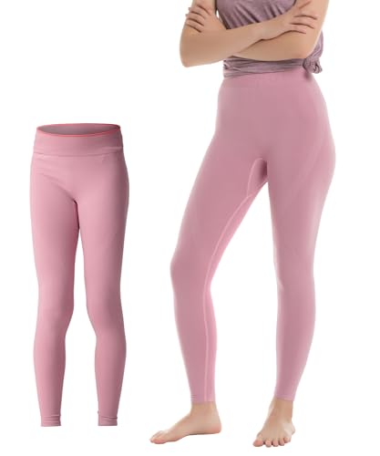 OUANDME Girls Athletic Leggings Tie-Dyed Soft Stretchy Kids Yoga Pants Dance Workout Activewear for 6-16 Size