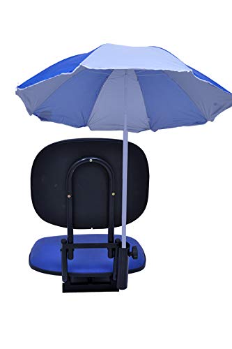 CADEIRA DE BARCO ESTOFADA COM SUPORTE DE GUARDA-SOL FIXO