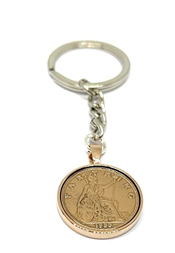 Llavero Farthing para mamá y papá que celebra el amor y los recuerdos de una vida