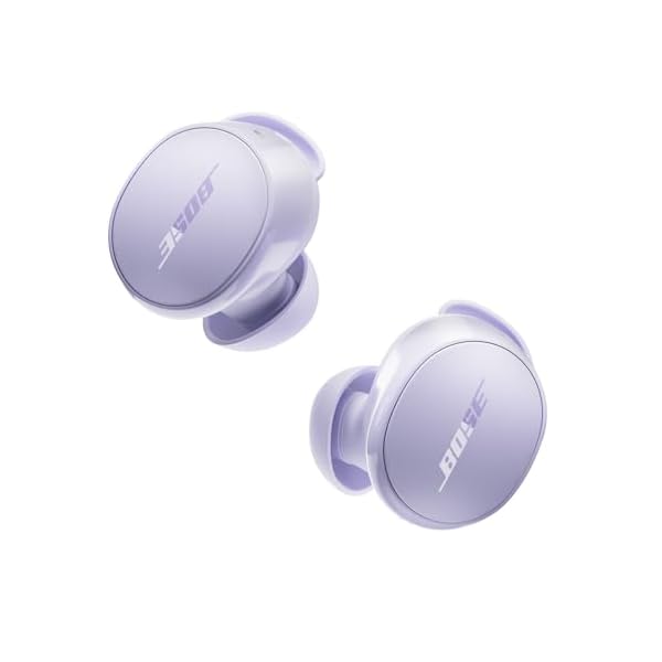 Bose New QuietComfort Wireless Noise Cancelling Earbuds, Lifestyle Bluetooth Earbuds with Active Noise Cancellation, Up to 8.5 Hours of Battery Life, Chilled Lilac