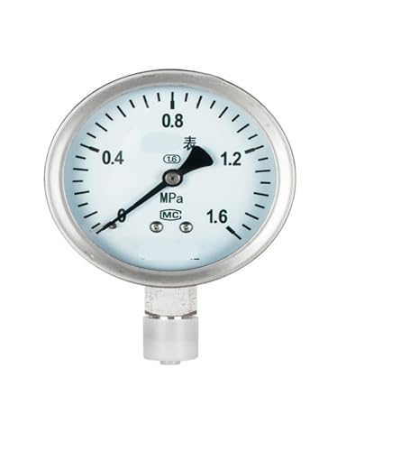 Manomètre de pression mécanique contre surpression circuit eau cadran 60mm