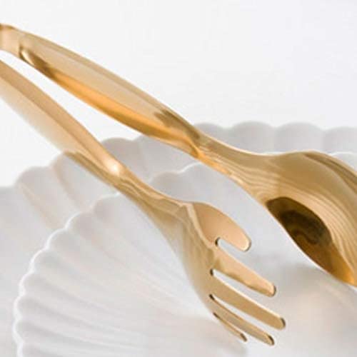 Utensili da Cucina in Acciaio Inossidabile per Alimenti, Utensili da Cucina per Buffet, pinze per Pane e bistecche