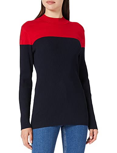 Morgan Jersey de manga larga con un cuello alto Rojo XS