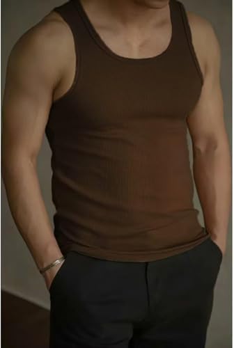 Somnea Tank Top Men, Somnea Beaters, 4 Pack Somnea Compression Shirt T-Shirts Cotton Tanktop Undershirt for Men4