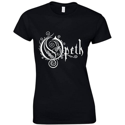 Men's Opeth Band T-Shirt Music Rock Cotton Heavy Death Metal Shirt Black XXL