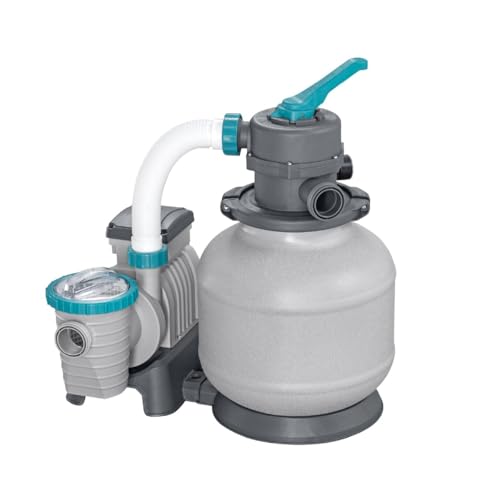 Bestway Filtre à sable pour piscine - 7 l - Compatible avec les balles filtrantes - Pompe de filtre à sable pour piscines hors sol