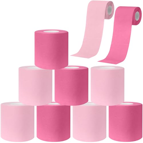 Gilprop 8 Rolls Colored Toilet Paper Multicolor Funny Novelty Toilet Paper Gift Sustainable and Soft...