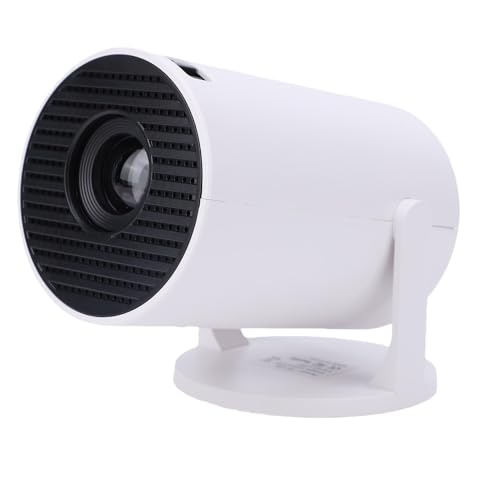 Bewinner Projecteur HD Portable avec WiFi, Rotation à 240° et Haut-Parleur intégré, Petit Cinéma Maison Vidéo pour Intérieur et Extérieur, Mini Projecteur...