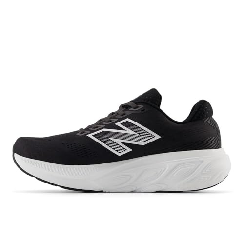 New Balance Men's Fresh Foam X 880 V15 Running Shoe, Black/White/Reflection, 9.5 M