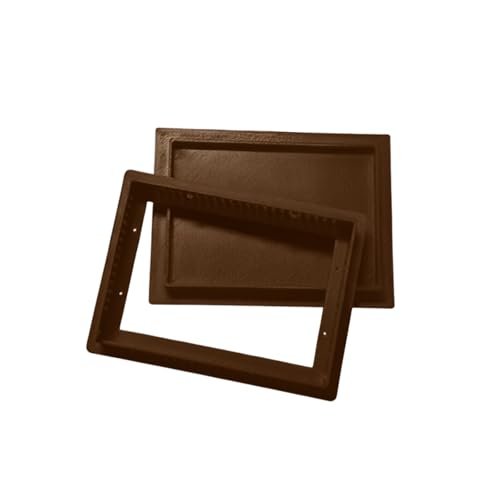Image of Cover Photo Frame Concealer for Thermostat System, Customizable Wall-Mounted Cover, Hide Unsightly Devices (Brown, 4 * 6)