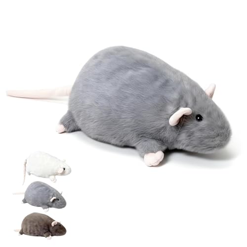Animal en peluche de rat 90cm parfait comme coussin de lit