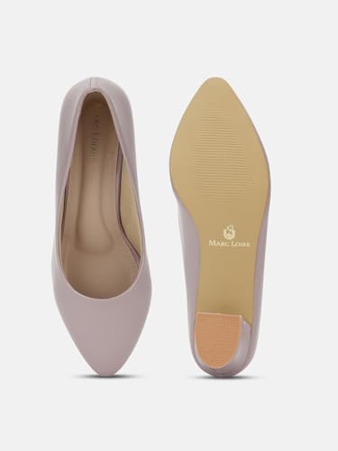 Image of Marc Loire Women's Block Heel Pump Shoes for Office, Party and Formal Occasions