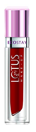 Lotus Make-Up Ecostay Matte Lip Lacquer | Rose Bloom | Red | 4g - Image 2 thumbnail