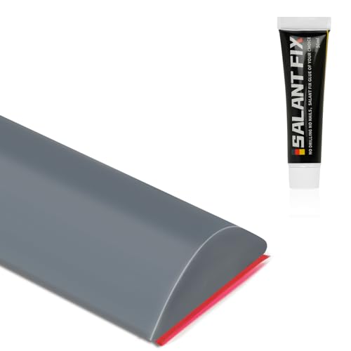 Flintronic Autoadesiva Silicone Doccia Barriera, 1M Soglia Doccia Pieghevole, Pieghevole Bagno Acqua...