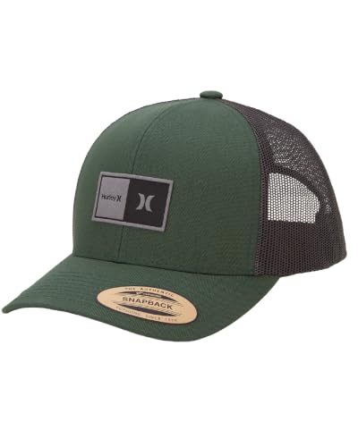 Image of Hurley Mens Trucker Hat - Flexible Quick Dry Fairway Mesh Trucker Hat for Men with Snapback Closure - Classic Mens Caps