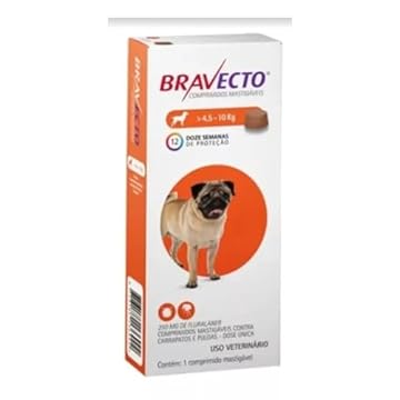 Bravecto Antipulgas Caes 4,5 A 10kg + Brinde